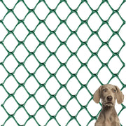RETE SALVAPRATO IN PLASTICA PER CANI 1X5 M VERDE