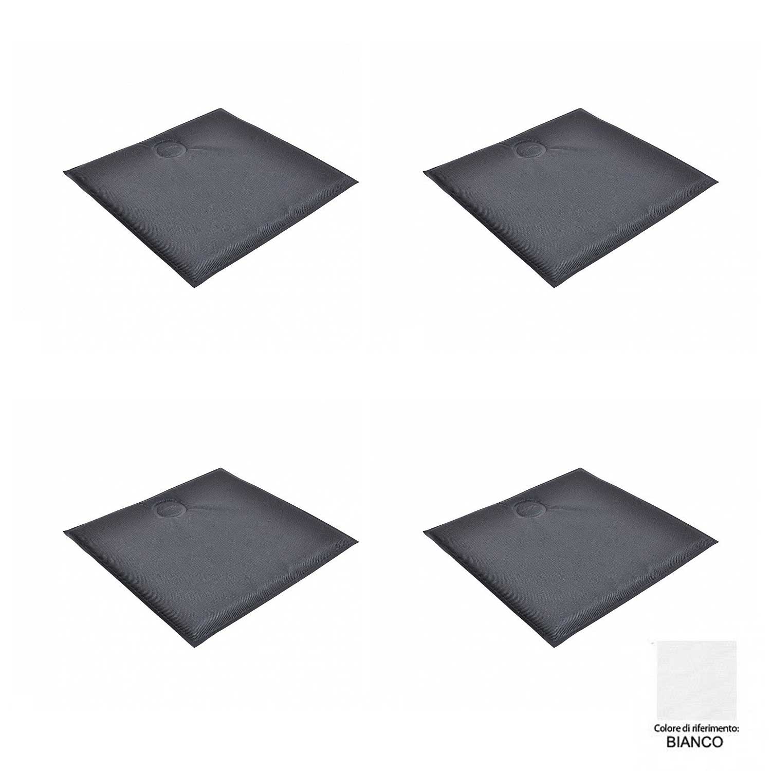 OFFERTA 4 CUSCINI MAGNETICI QUADRATO PER SEDIE COLORE A SCELTA