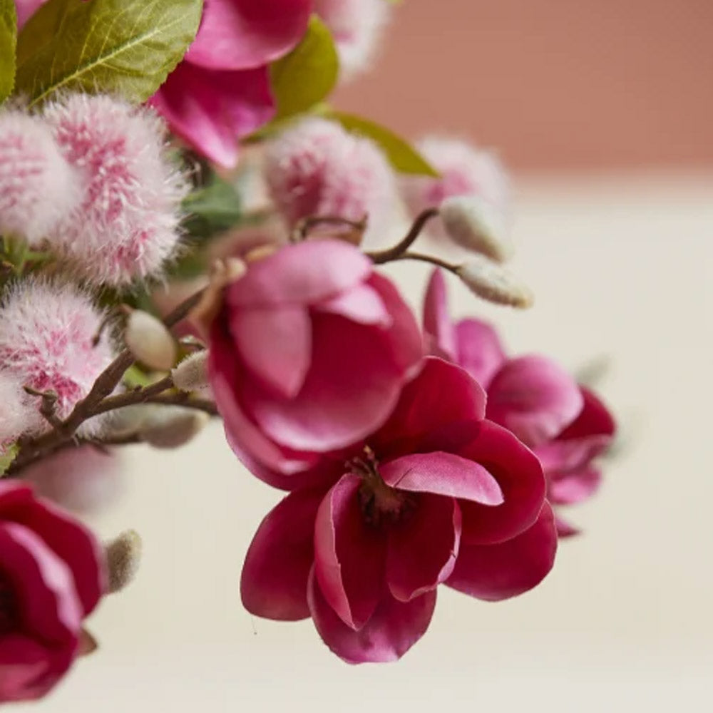 MAGNOLIA STELLATA ARTIFICIALE H53CM FUCSIA