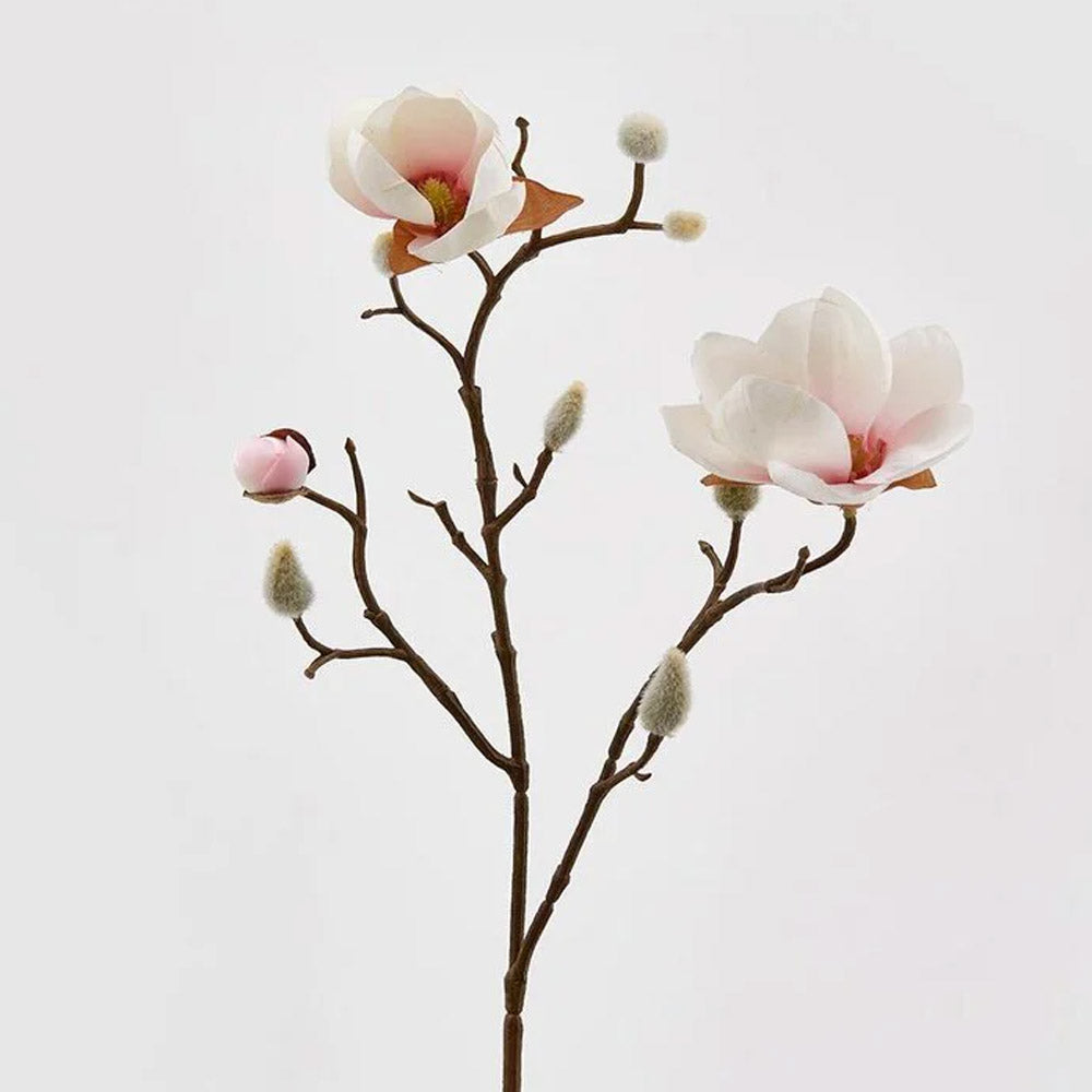 MAGNOLIA STELLATA ARTIFICIALE H53CM ROSA CREMA