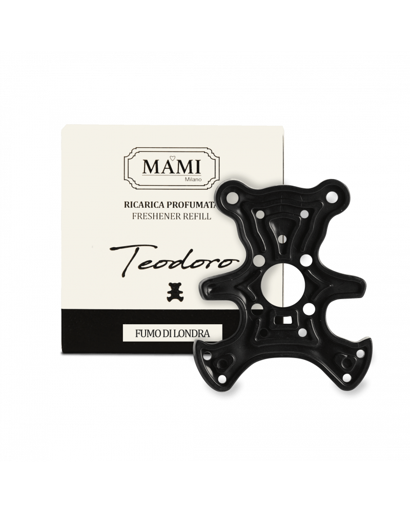 REFILL DIFFUSORE AUTO TEODORO FUMO DI LONDRA - NERO GOMMATO