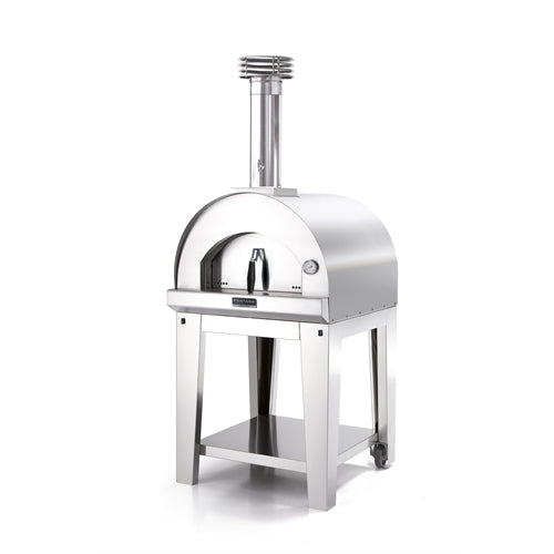 Carrello Inox per Forno Pizza Margherita 20kg Inox Fontana Forni