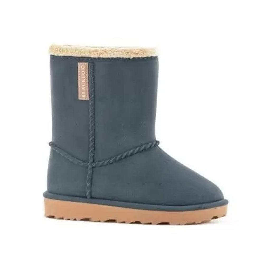 STIVALI INVERNALI IMPERMEABILI DA BAMBINO TG. 24/25 BLU MARINE