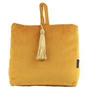 FERMAPORTA IN VELLUTO GIALLO MIELE 18CM