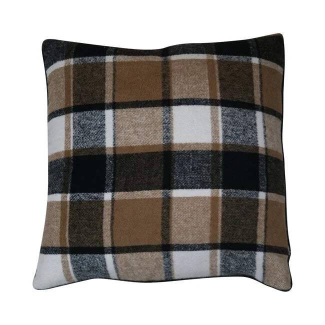 CUSCINO A QUADRI IN POLIESTERE, 45X45CM