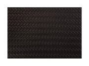 TOVAGLIETTA IN ECOPELLE  43X30 CM TRECCIA NERA