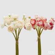 MAZZO DI RANUNCOLO H30CM DUE TONI DI ROSA ASSORTITI