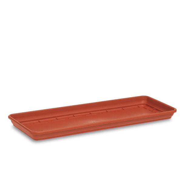 SOTTOVASO PER BALCONETTA MEDITERRANEO 80CM TERRACOTTA
