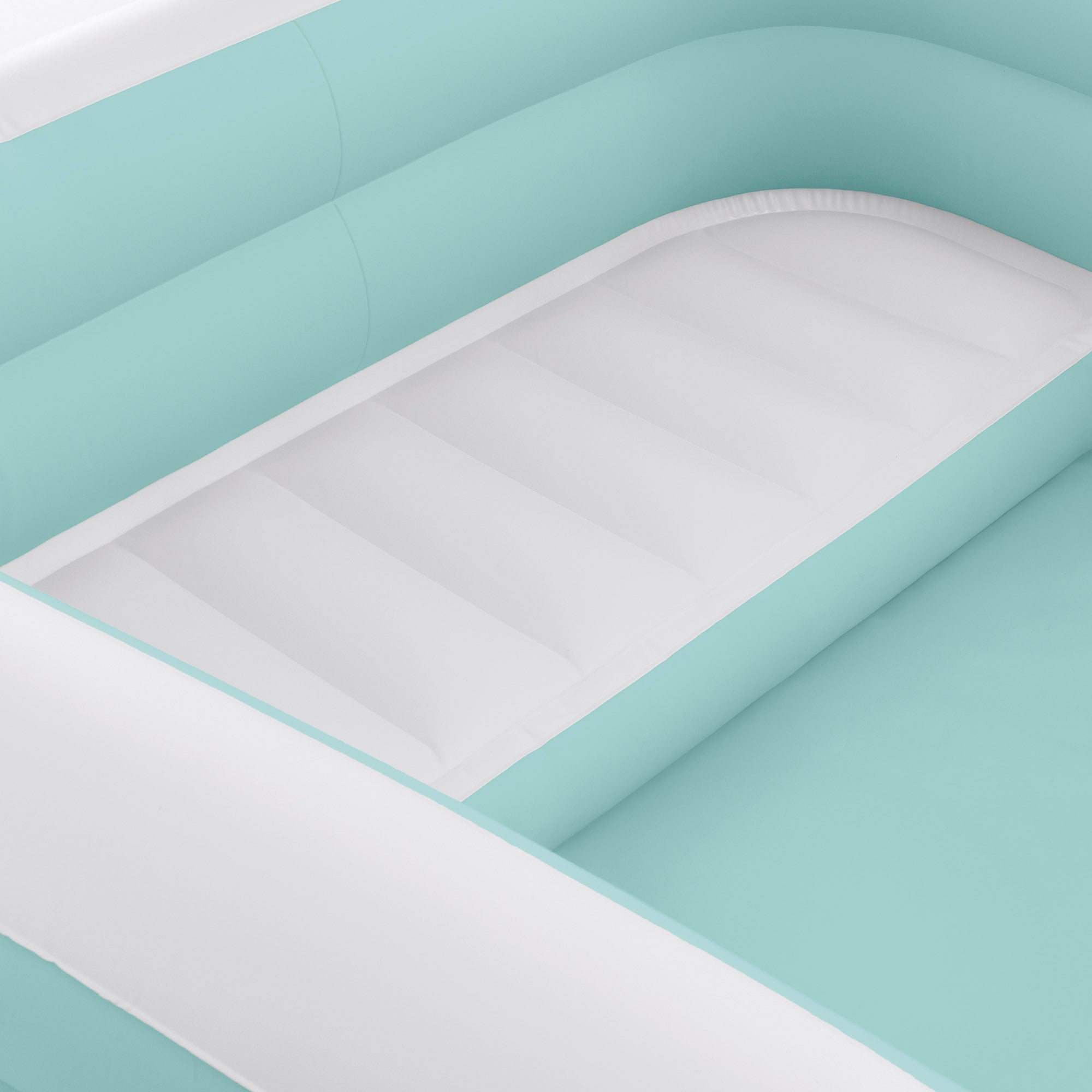 Piscina gonfiabile rettangolare Swim Center Family Lounge con sedili 264x165x56 cm azzurro e bianco INTEX