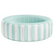 Piscina gonfiabile Costiera a righe D 168x53 cm bianco e verde INTEX