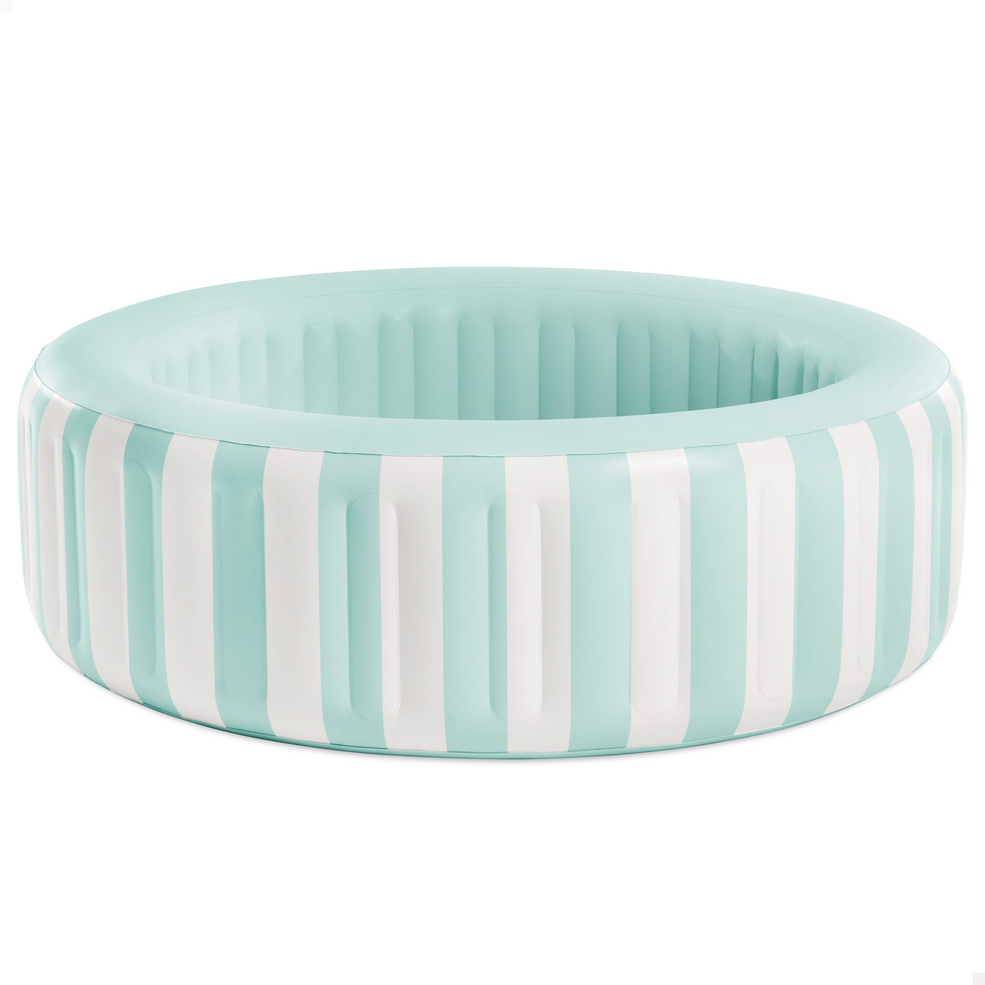 Piscina gonfiabile Costiera a righe D 168x53 cm bianco e verde INTEX