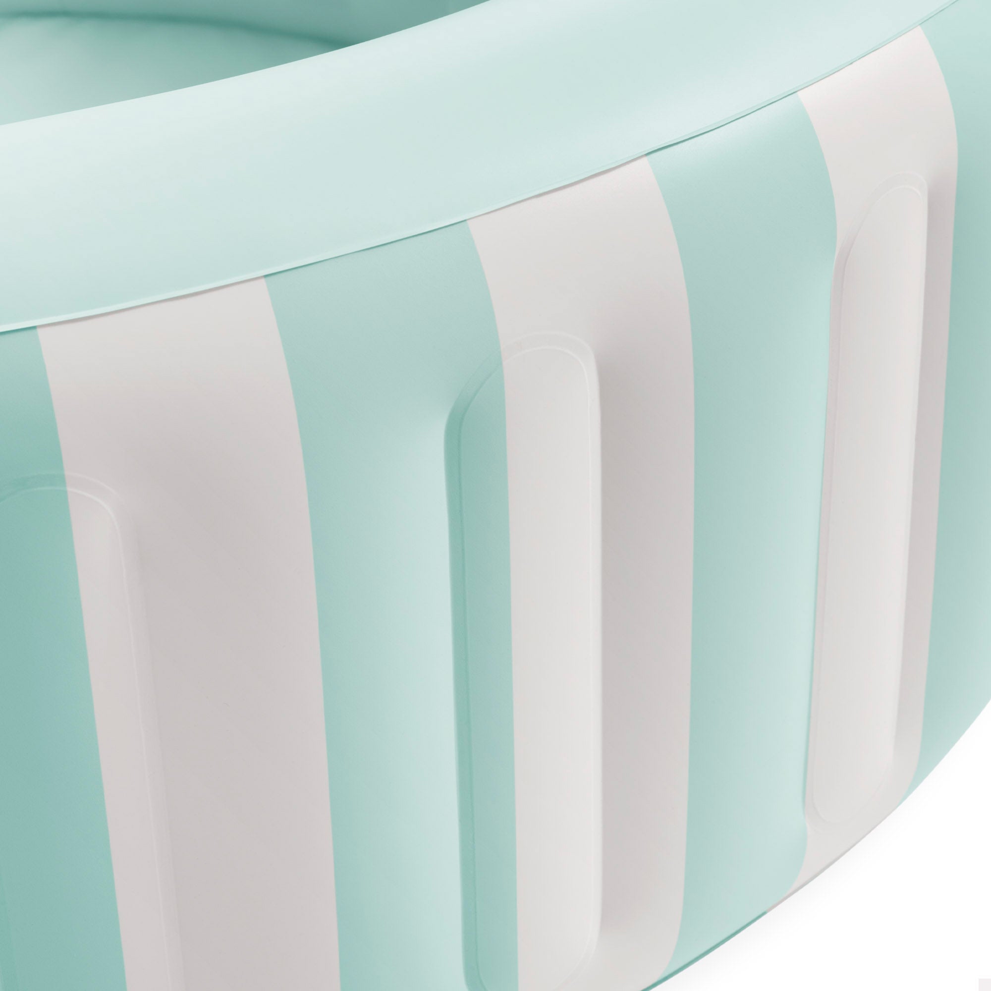 Piscina gonfiabile Costiera a righe D 168x53 cm bianco e verde INTEX