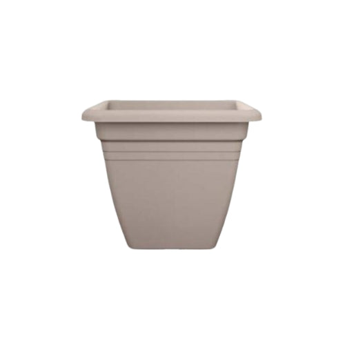 VASO MEDITERRAN QUADRO 40CM WARM TAUPE