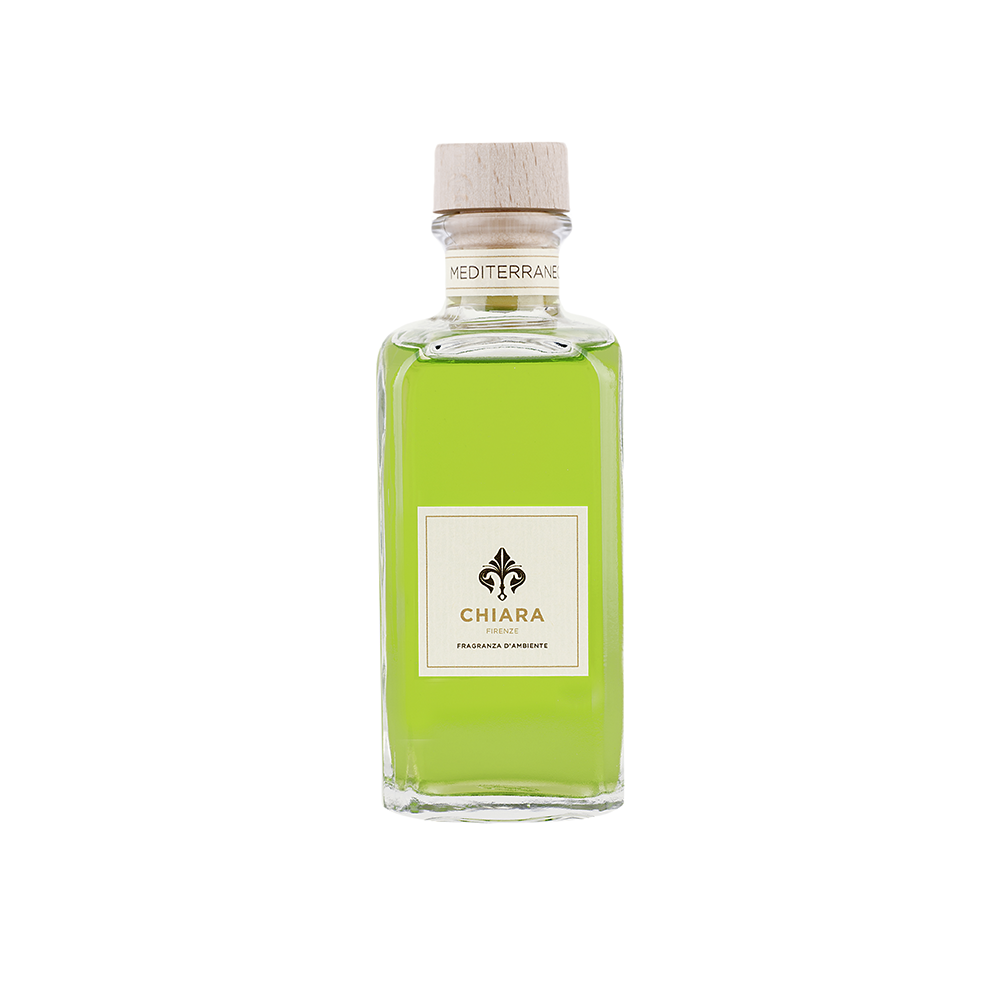 DIFFUSORE CON BASTONCINI 100ML FRAGRANZA MEDITERRANEO