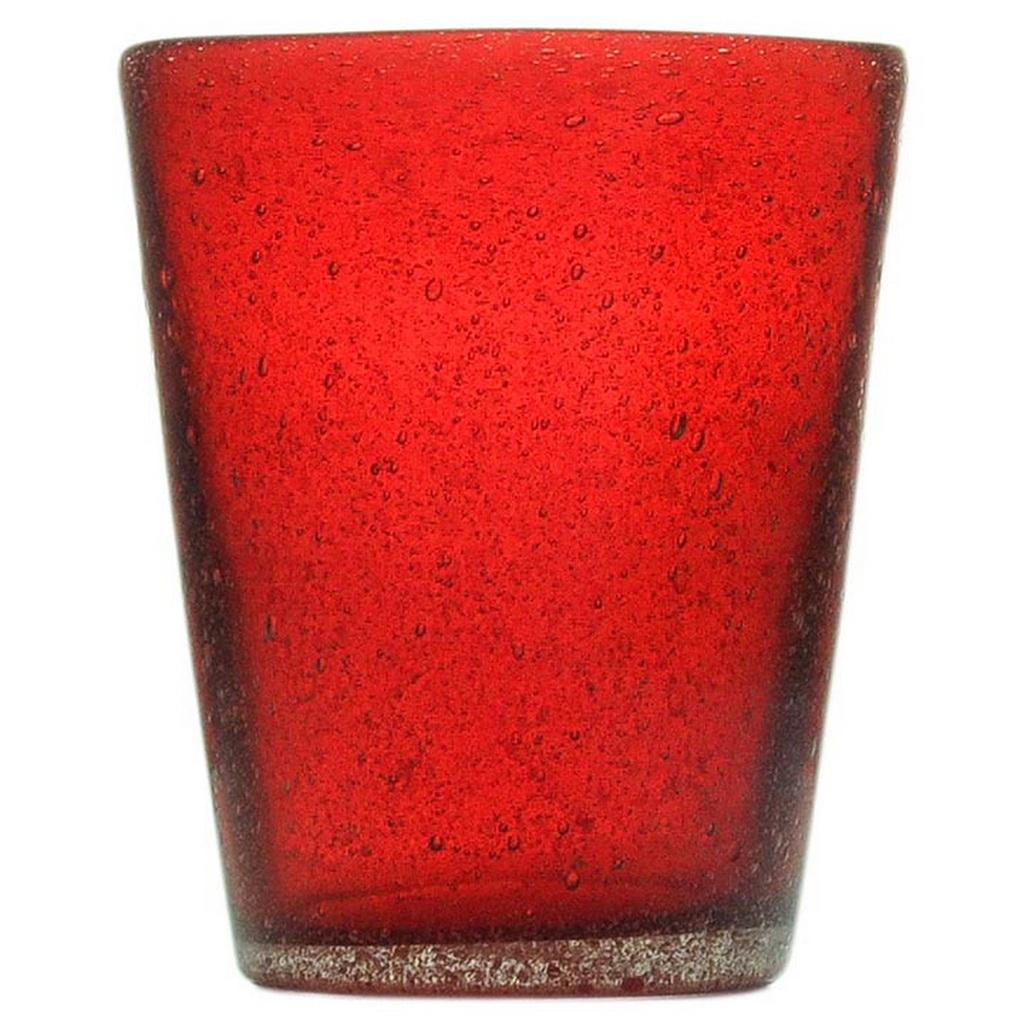 BICCHIERE RED MEMENTO DI VETRO