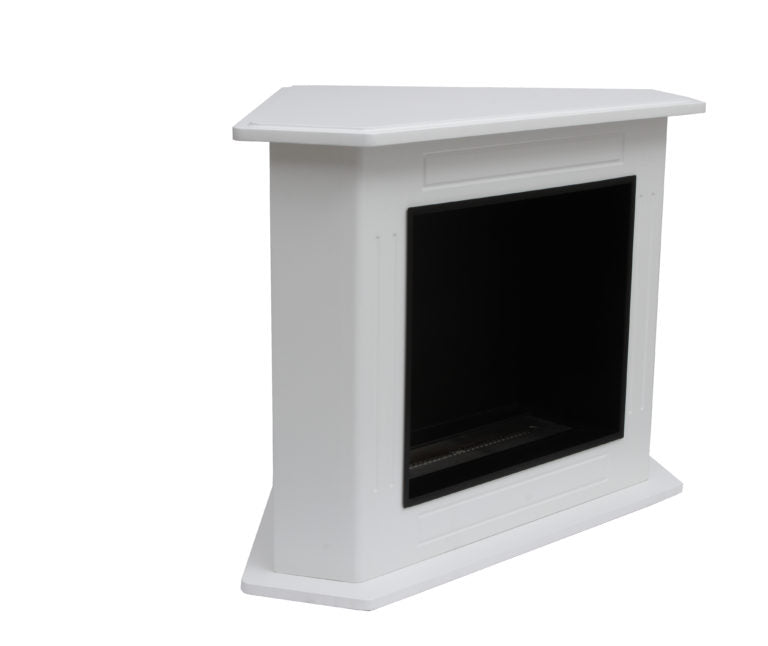 CAMINETTO ANGOLARE DONATELLO A BIOETANOLO 3 KW BIANCO GMR