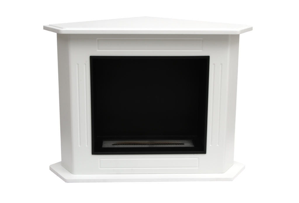 CAMINETTO ANGOLARE DONATELLO A BIOETANOLO 3 KW BIANCO GMR