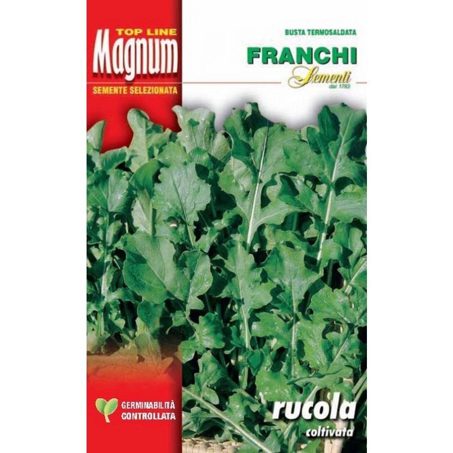 SEMI RUCOLA COLTIVATA FOGLIA LARGA BUSTA MAGNUM