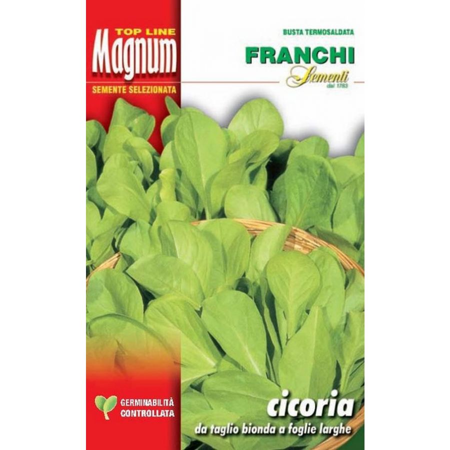 SEMI CICORIA TAGLIO BIONDA A FOGLIA LARGA BUSTA MAGNUM