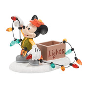 Mickey Illuminiamo il Natale Statuetta Natale Village Multicolore Department 56 Disney