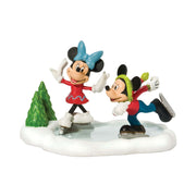 Pattinaggio su Ghiaccio Topolino e Minnie 625cm Dipartimento 56 Disney