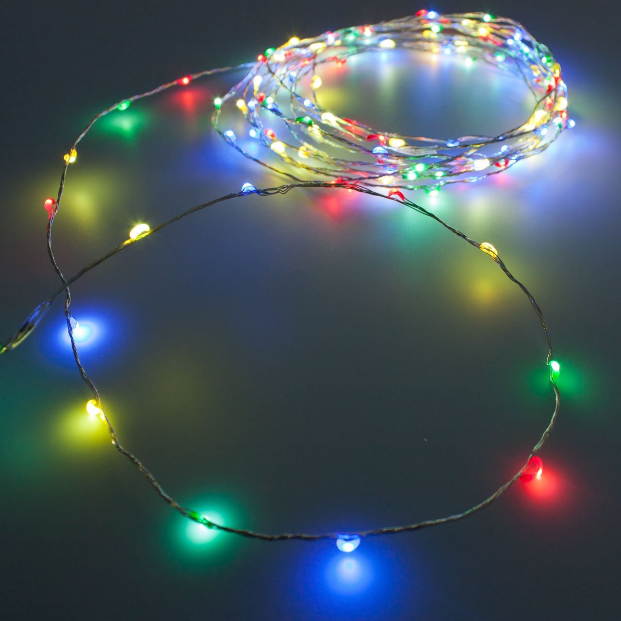 300 MICROLED LINEARI LUCI MULTICOLOR LUCE FISSA
