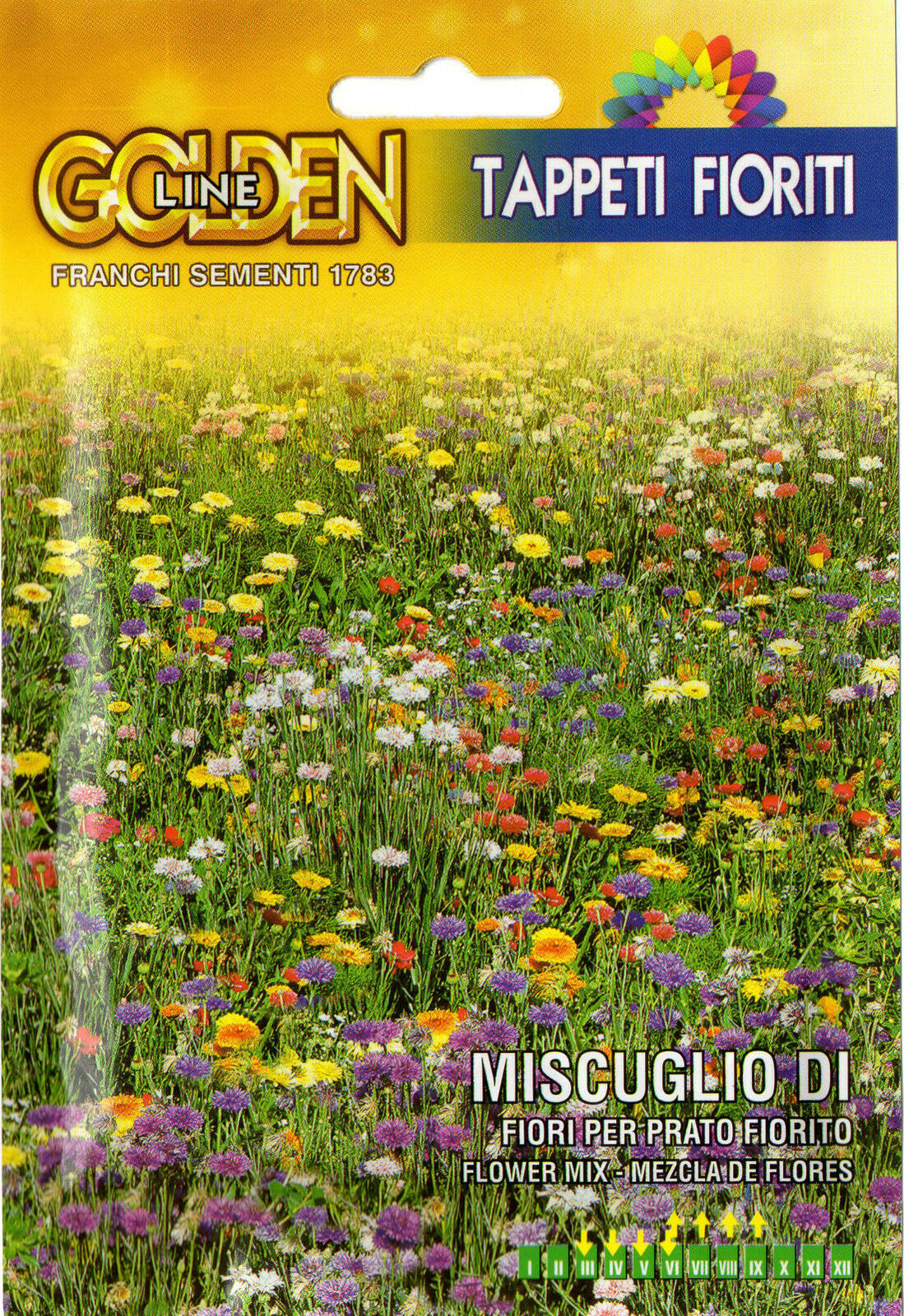 BUSTINA MISCUGLIO DI FIORI PRATO FIORITO