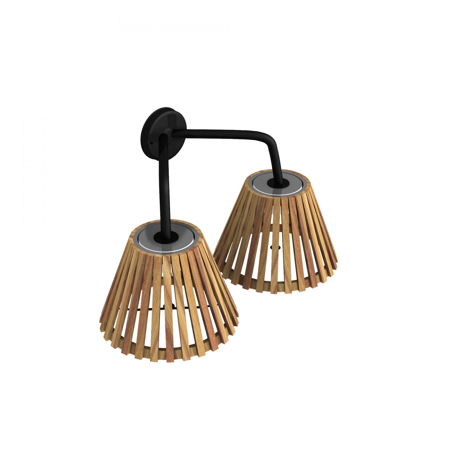 APPLIQUE 2 BRACCI MIZAR BRONZO
