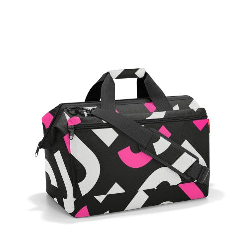 BORSA ALLROUNDER L POCKET SIGNATURE BOLD ROSA