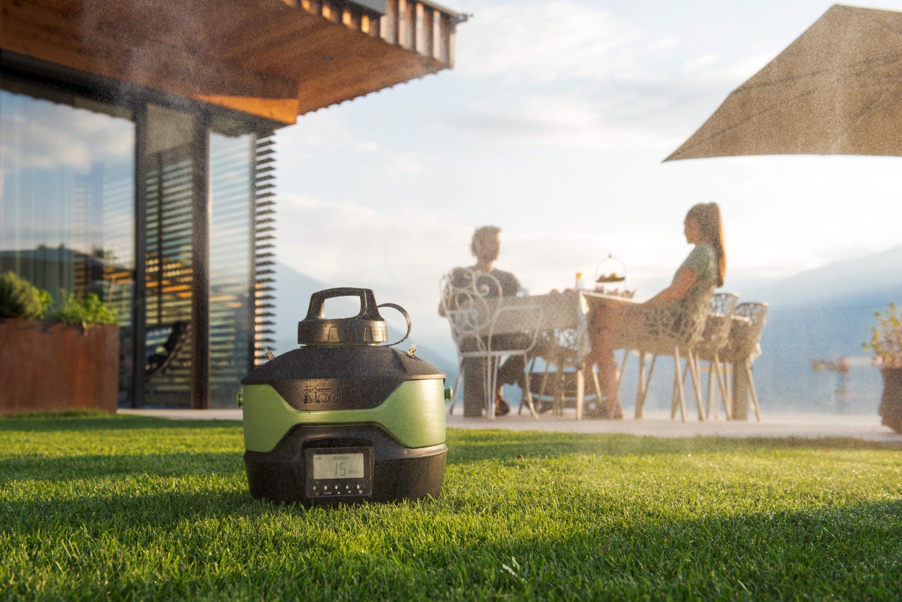GEYSER NEBULIZZATORE VERDE 4 L LI-ION