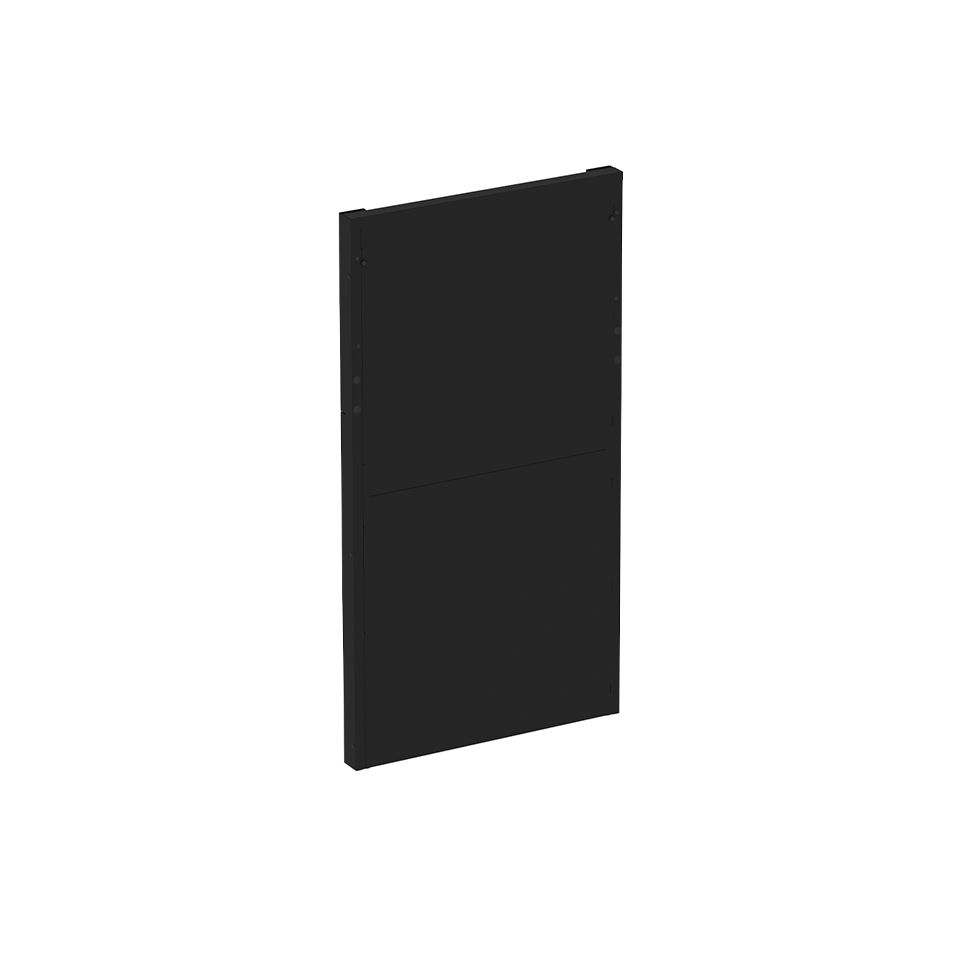 ENO, MODULO FELIX Chiusura Posteriore o Laterale 60 cm, Acciaio Nero Verniciato, per Cucina da Esterno