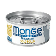 MONGE SCATOLETTA CIBO UMIDO GATTO SFILACCETTI POLLO 80GR