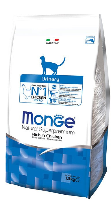 MONGE CIBO SECCO GATTO CROCCANTINI URINARY 1,5 KG