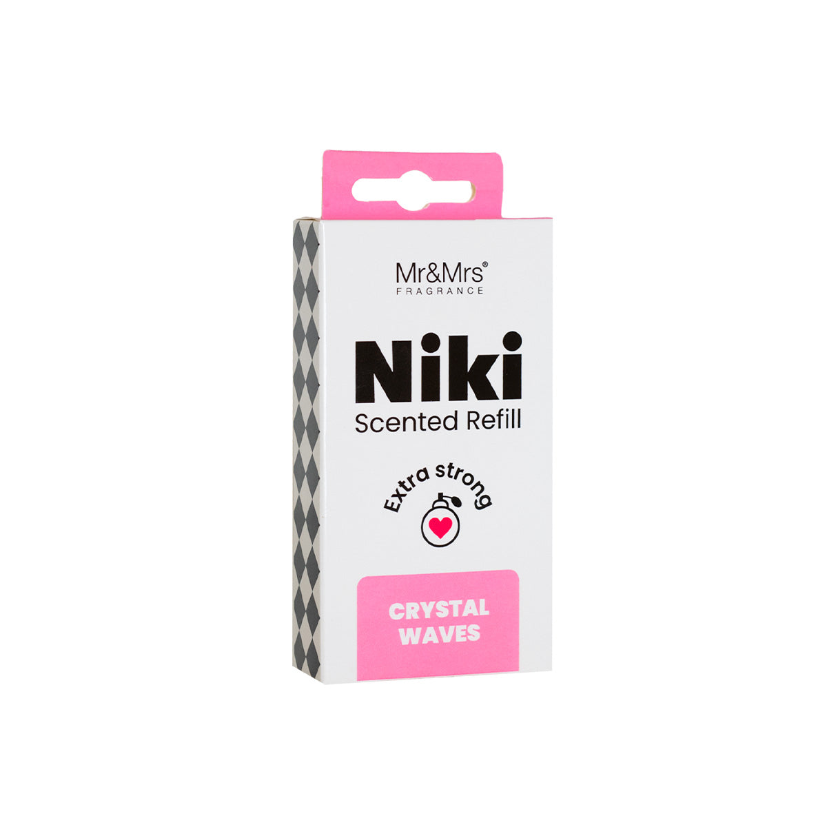 MR & MRS FRAGRANCE RICARICA PROFUMATORE PER AUTO NIKI CRYSTAL WAVES