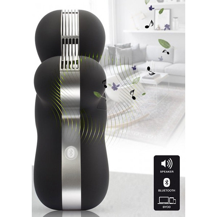 OFFERTA GEORGE DIFFUSORE ELETTRONICO SPEAKER BLUETOOTH NERO +1 CONFEZIONE DI CIALDE