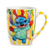 Tazza Stitch Natale gialla 450ml Egan