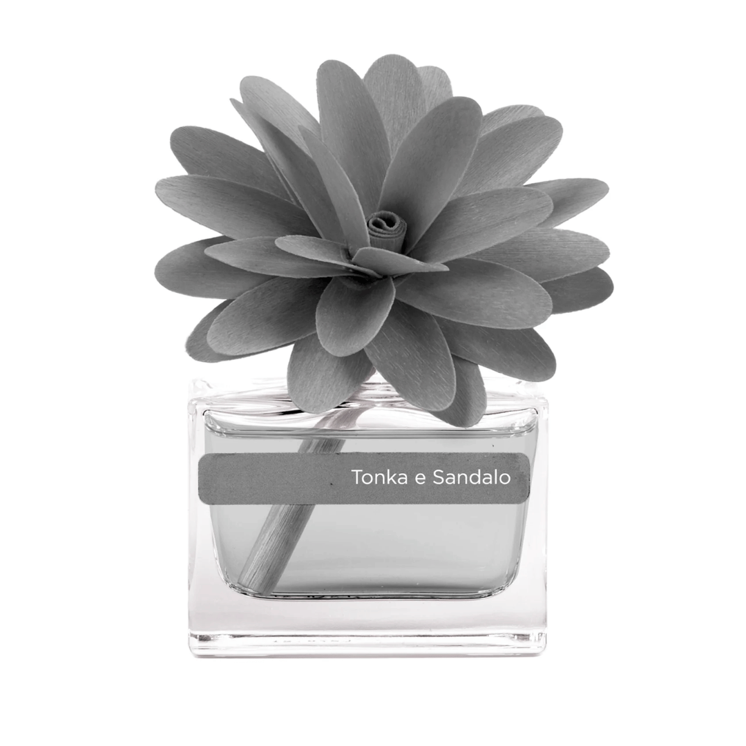 DIFFUSORE PROFUMO A FIORE FLOWER 30ML TONKA E SANDALO