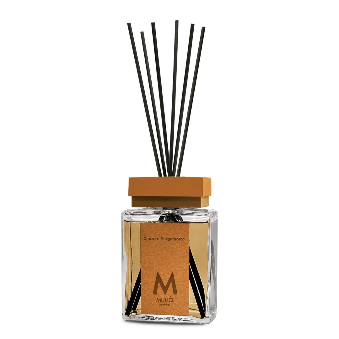 DIFFUSORE DI PROFUMO A BASTONCINI 500ML CEDRO E BERGAMOTTO