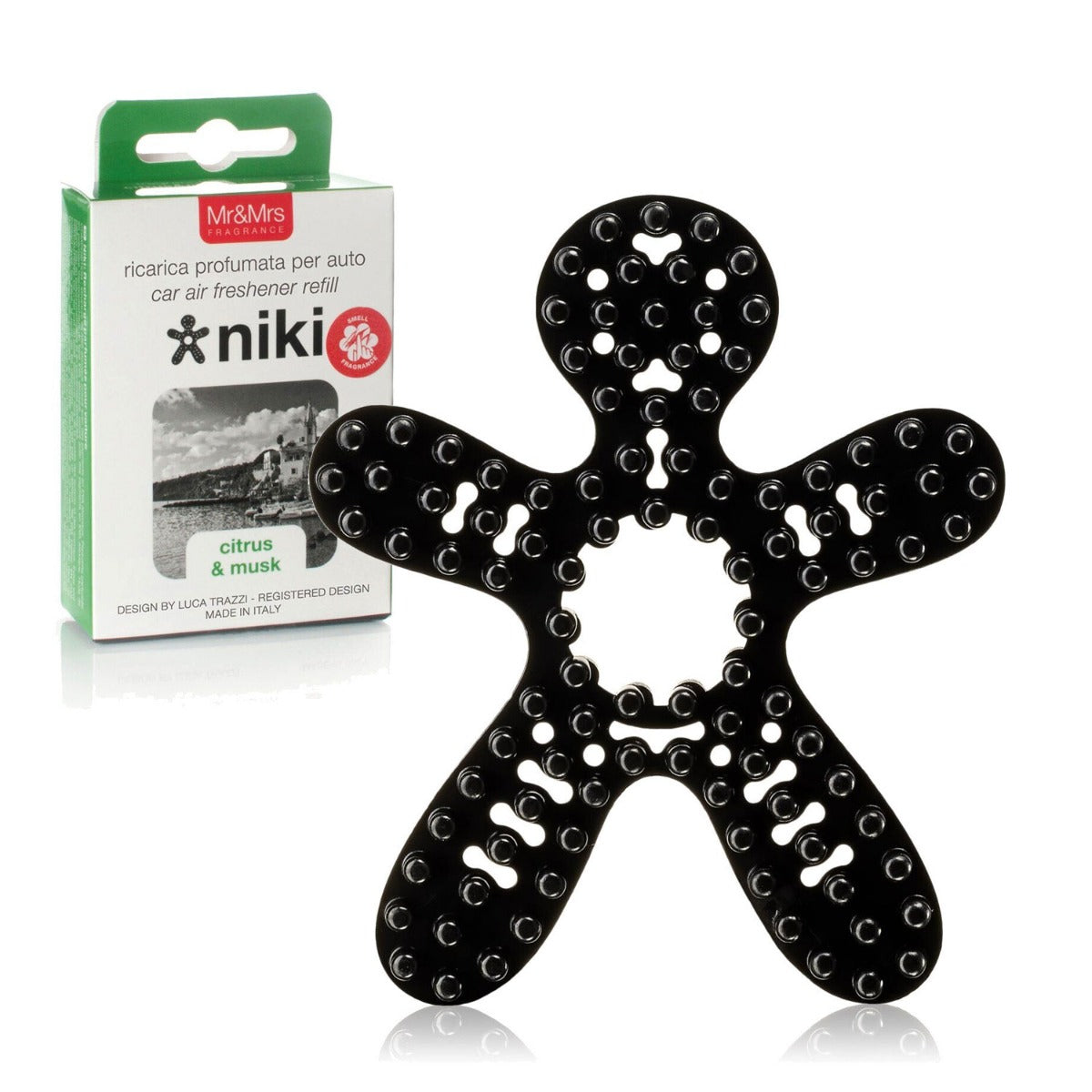 PROFUMO PER AUTO NIKI CITRONELLA E MUSCHIO