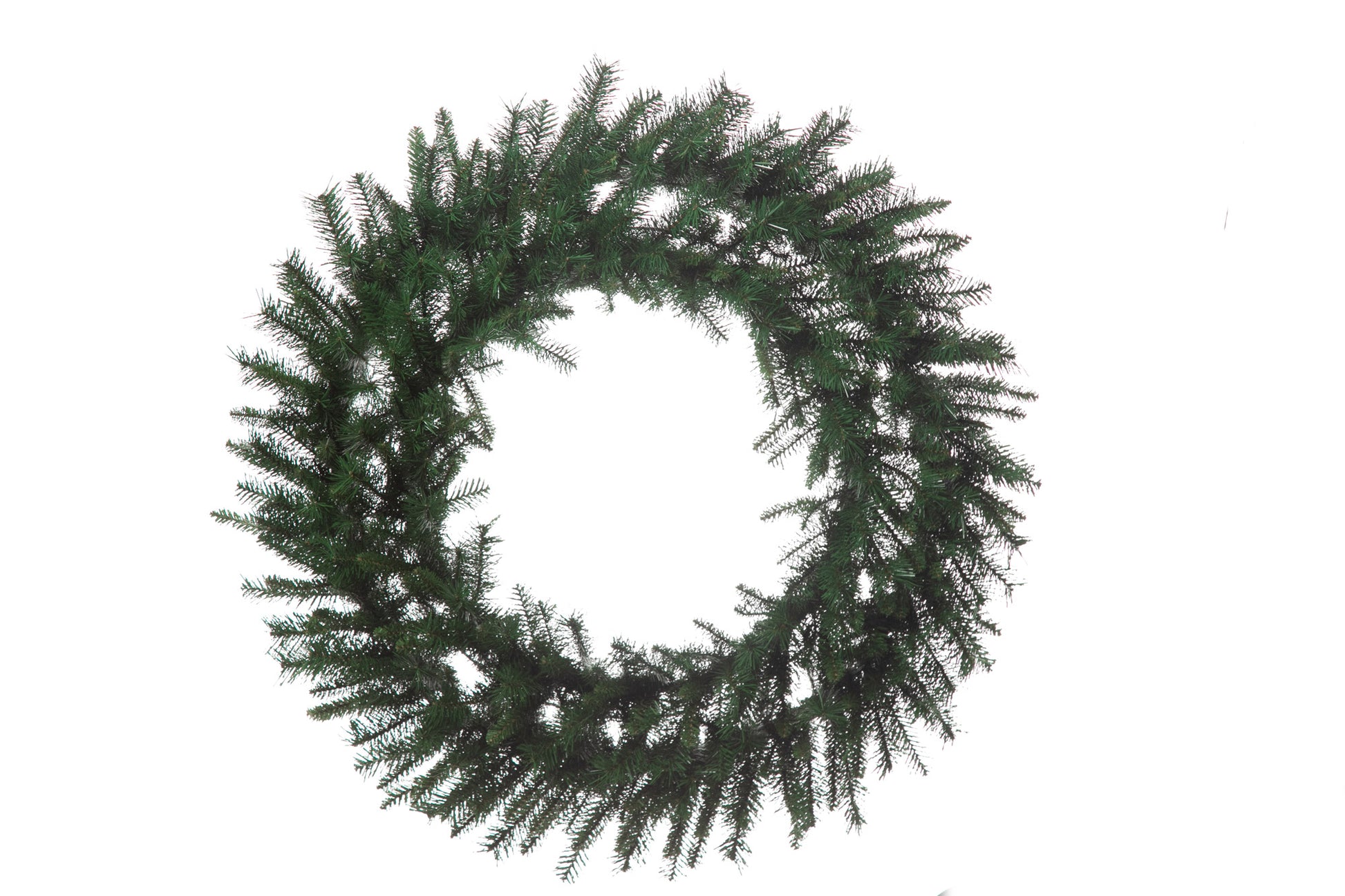 CORONA VERDE CON RAMETTI DI PINO D.120CM
