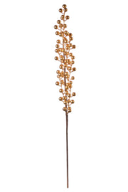 RAMO CON BACCHE ORO 70 CM