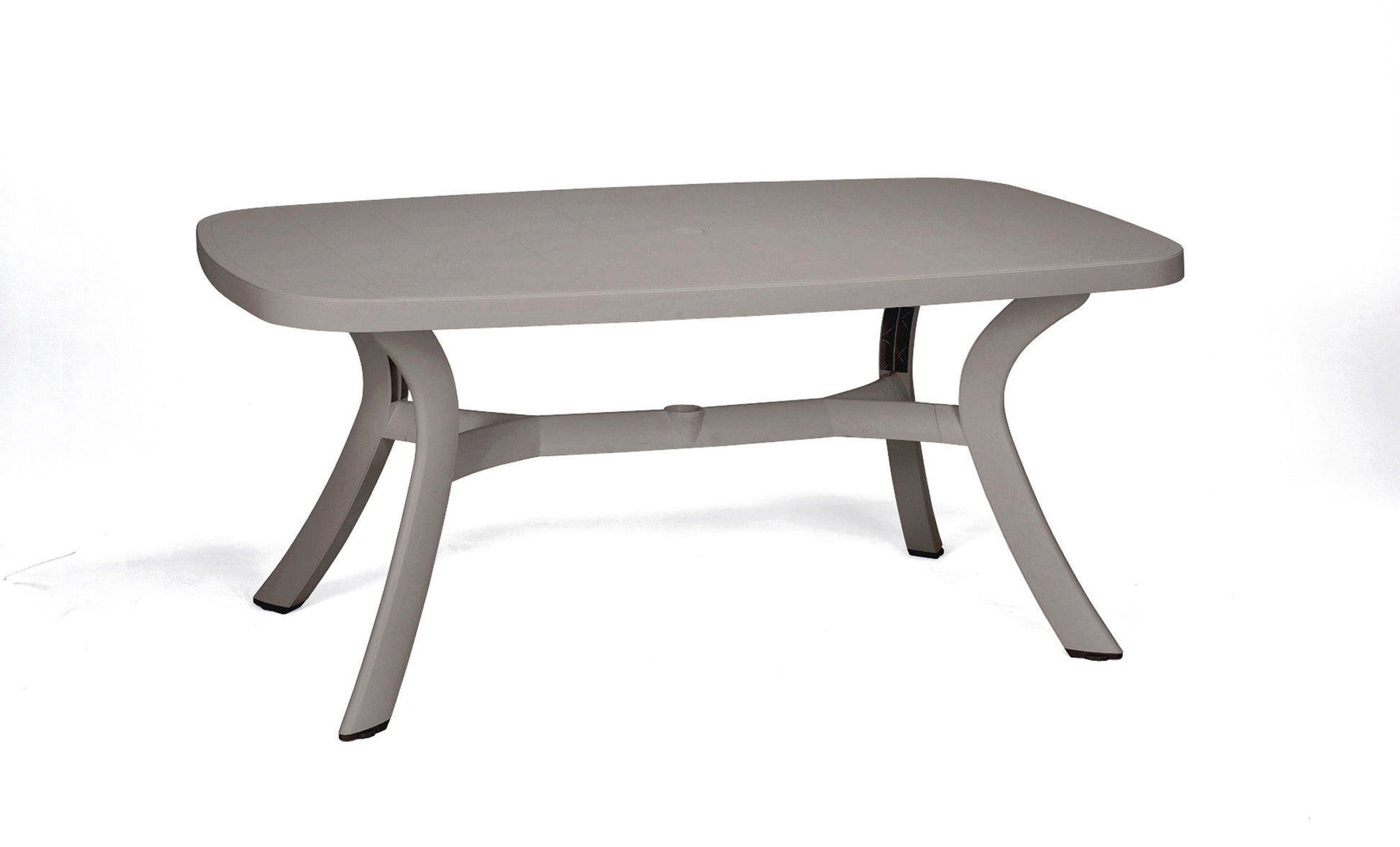 TAVOLO DA PRANZO ESTERNO TOSCANA 120X80X72 CM TORTORA