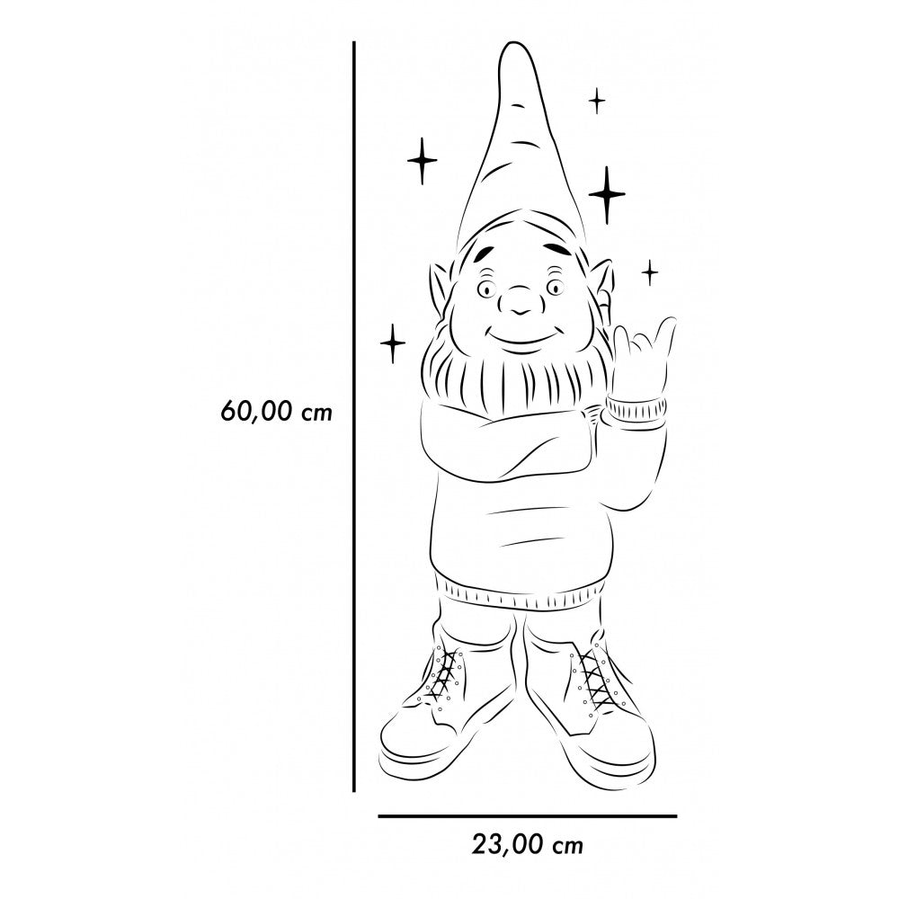 STATUETTA NANOTTINO BIG ROSSO&BLU
