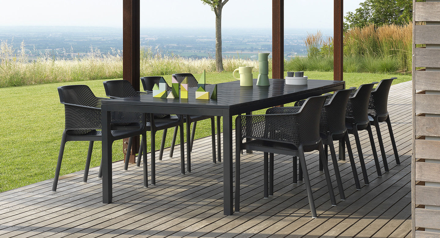 OFFERTA TAVOLO RIO ALLUNGABILE 210/280 + 6 POLTRONE NET COLORE A SCELTA
