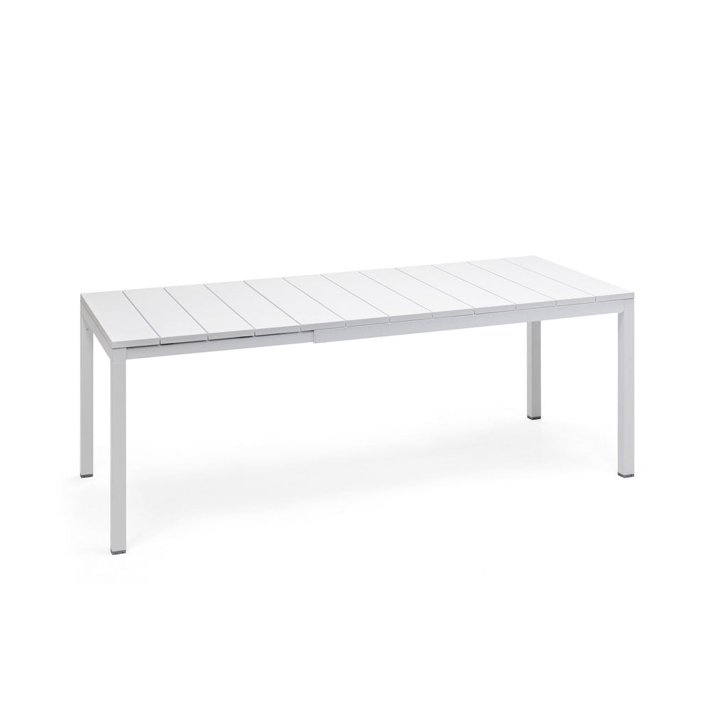 OFFERTA TAVOLO RIO ALLUNGABILE 140/210CM BIANCO +6 SEDIE TRILL BIANCHE