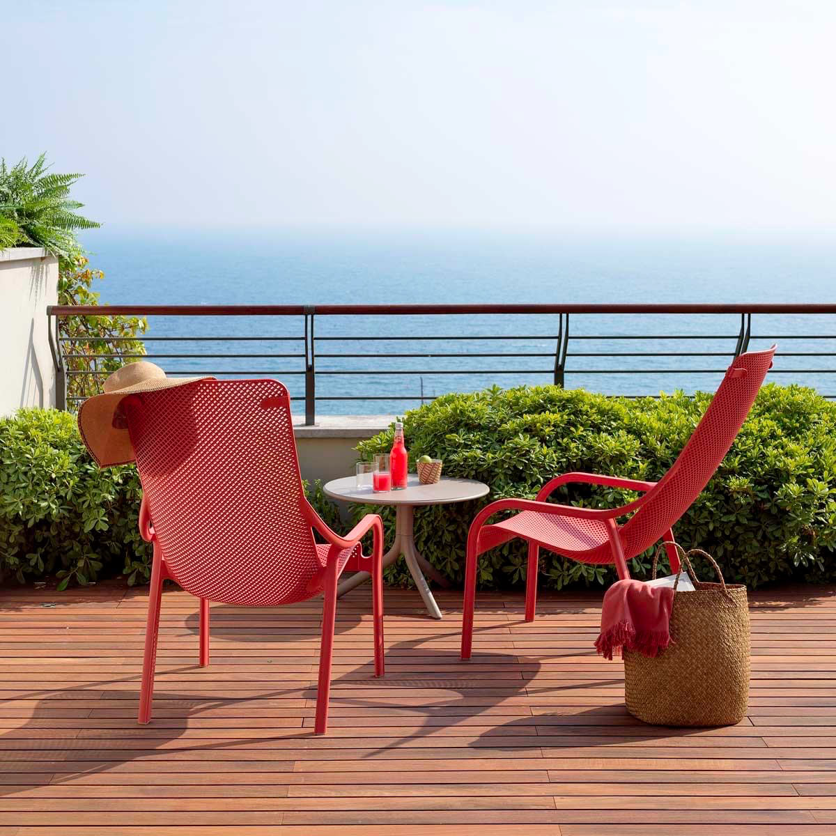POLTRONA NET LOUNGE CORALLO