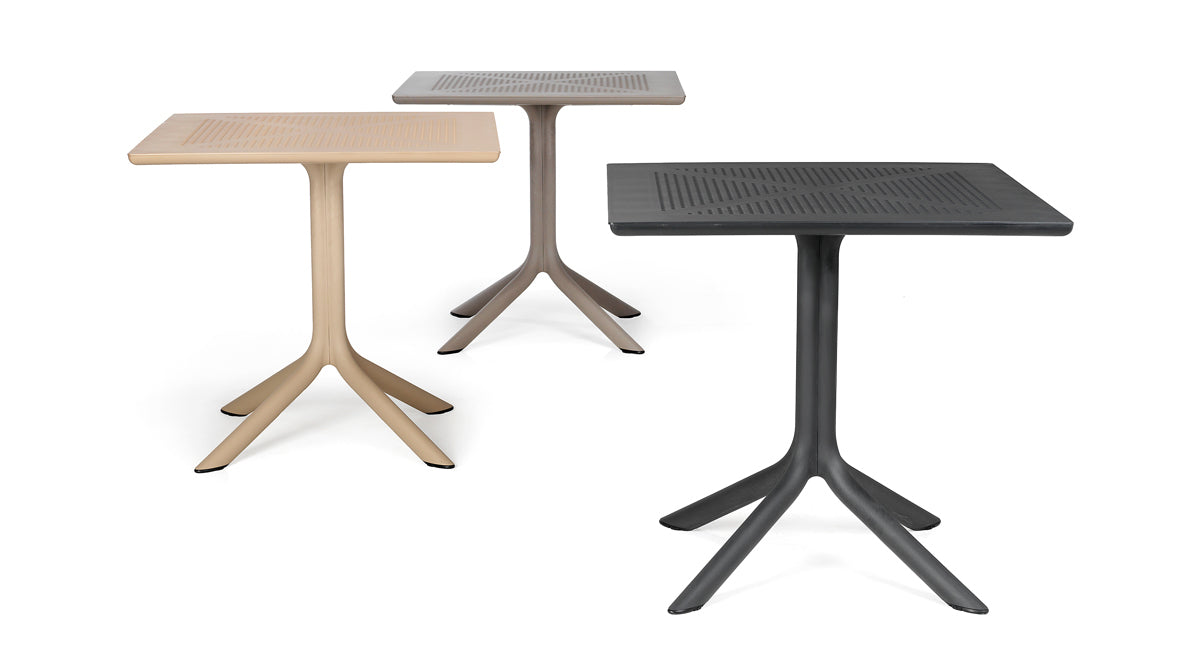 OFFERTA TAVOLO CLIP 80X80 + 2 SEDIE RIVA BISTROT COLORE A SCELTA