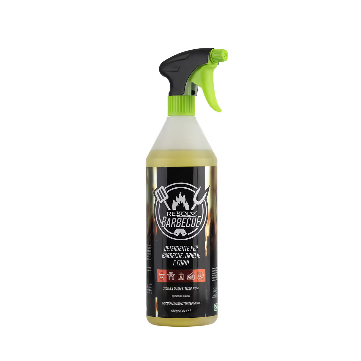 SGRASSATORE UNIVERSALE RESOLV BARBECUE DA 1L IDEALE PER LA PULIZIA DEL BBQ
