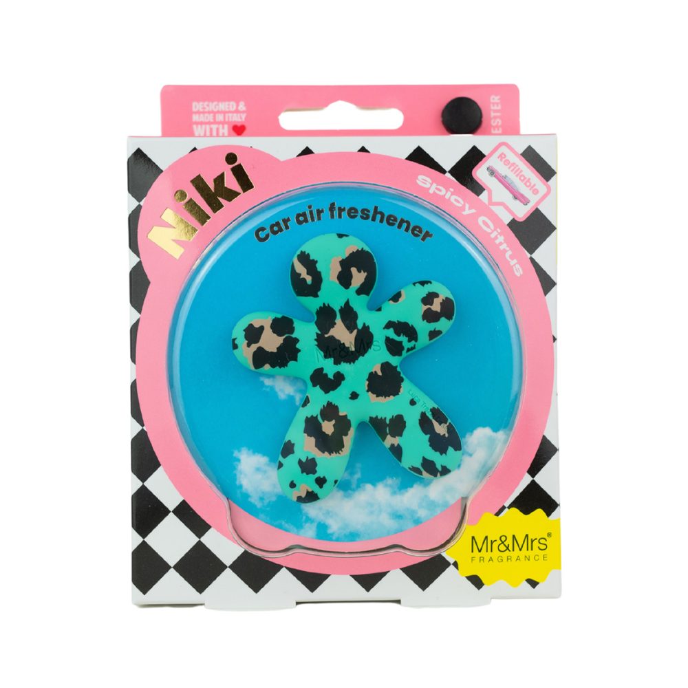 MR & MRS FRAGRANCE PROFUMATORE PER AUTO NIKI LIGHTBLUE ANIMAL SPICY CITRUS