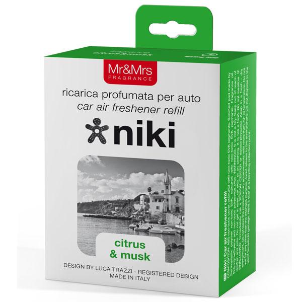 PROFUMO PER AUTO NIKI CITRONELLA E MUSCHIO